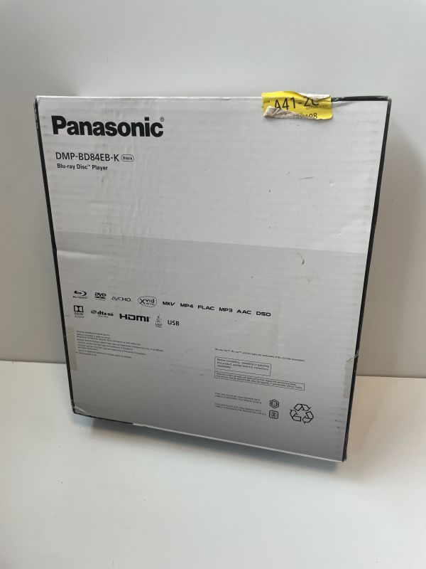 Panasonic blu-ray player