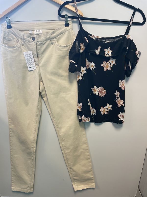 Top and jeans set