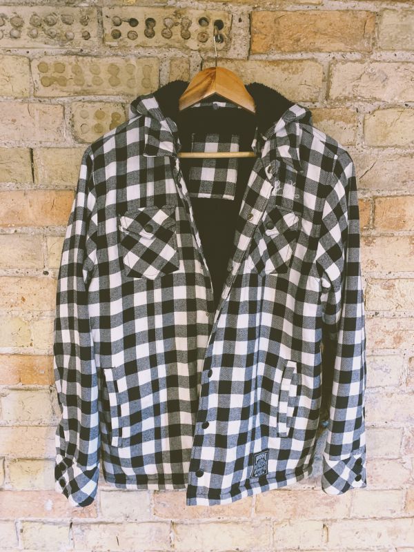 Vintage 1990s padded flannel shirt Size M