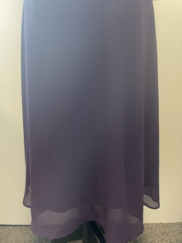 Deep purple dress