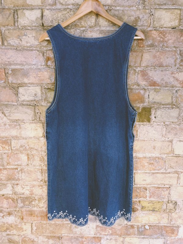 Vintage 1990s denim dress size M