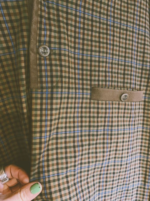 Vintage brown cotton shirt Size L
