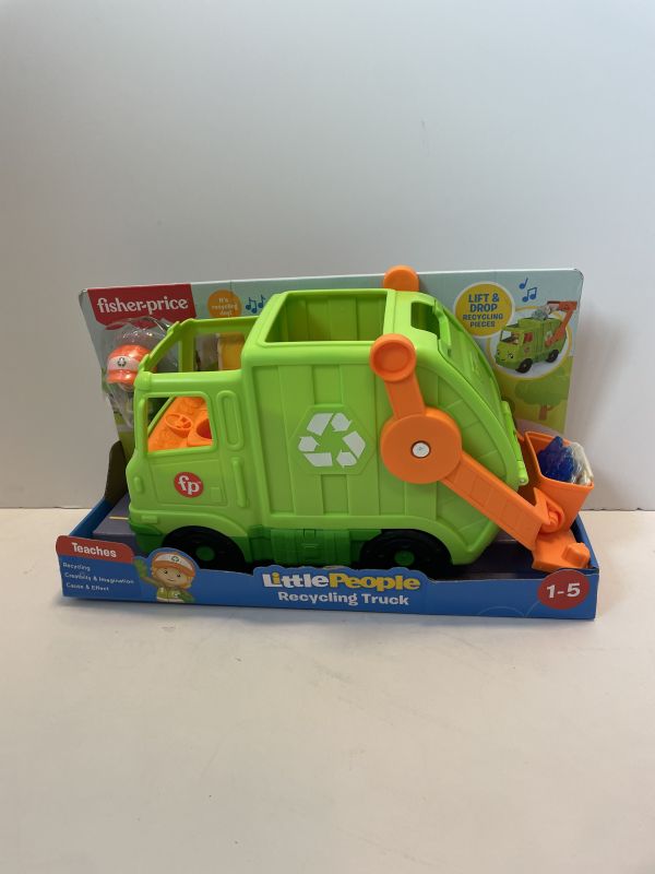 Fisher price recycling truck