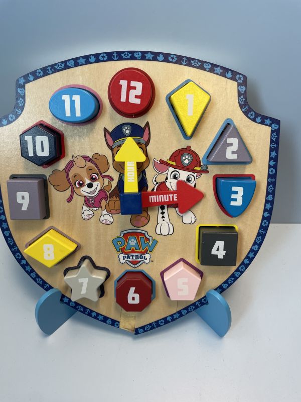 Paw patrol puzzle clock