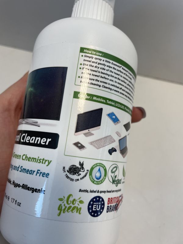 Eco moist screen cleaner