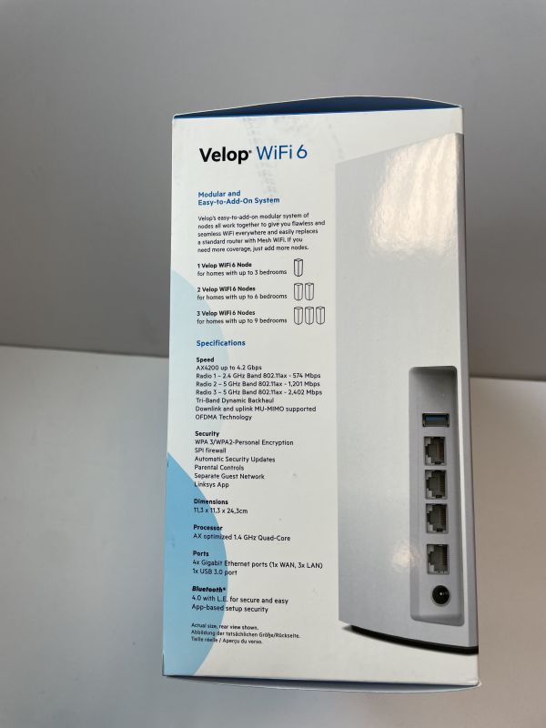 Linksys velop WiFi system