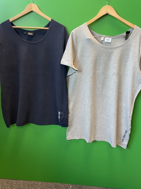 Navy and Grey tops