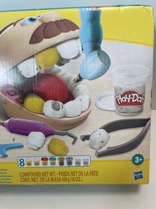Play-Doh drill and fill