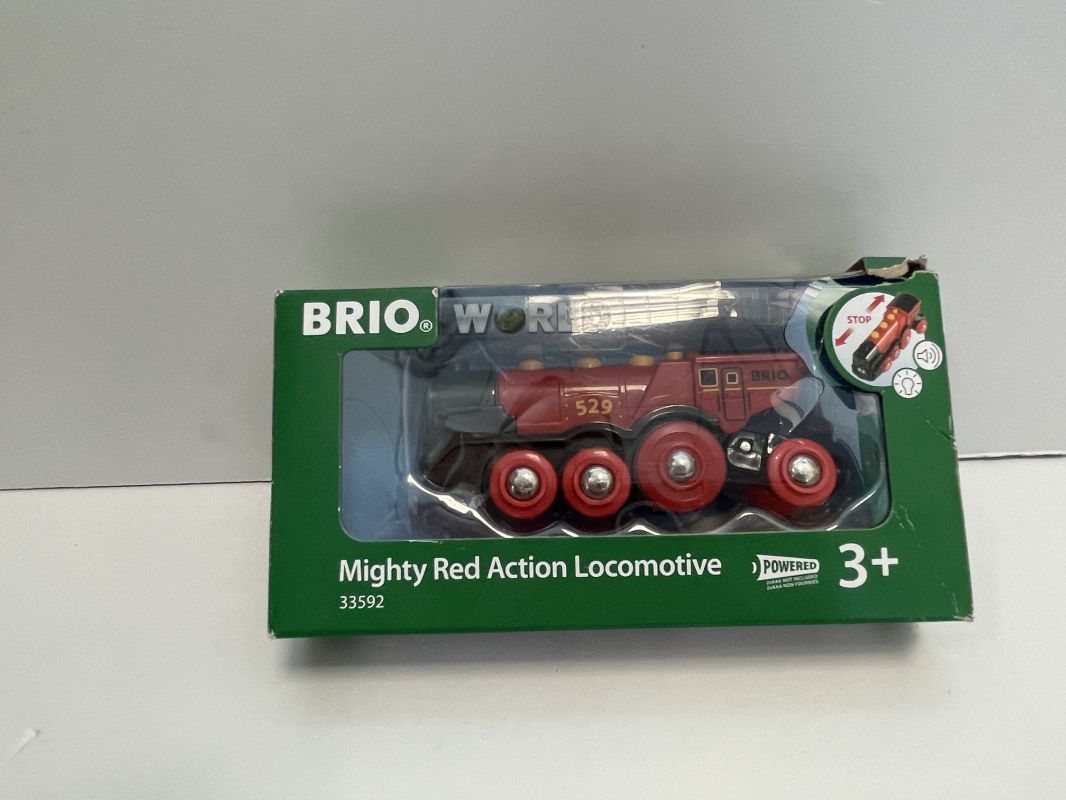 Brio red train