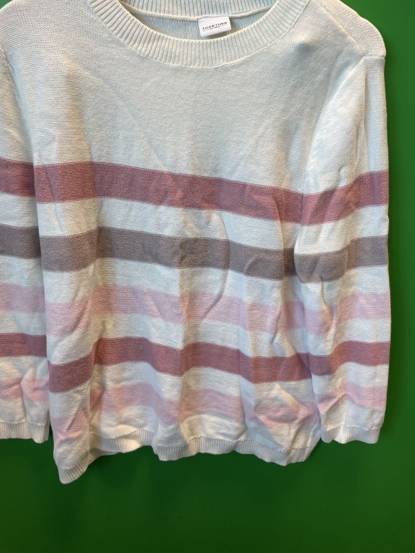 Pink stripe jumper