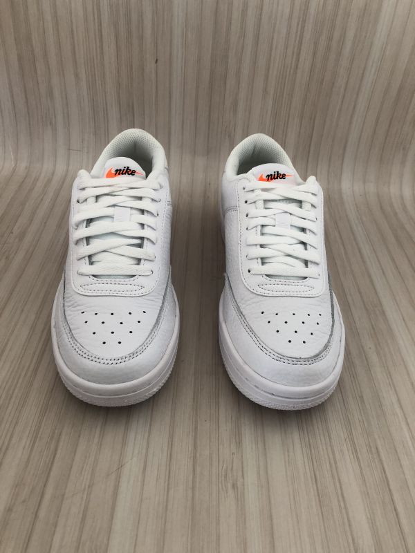 Nike Court Vintage Premium White Orange Trainers Sneakers