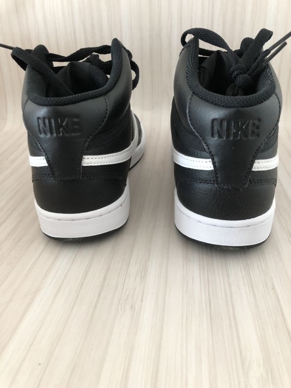 Nike Black Court Vision Mid Trainers