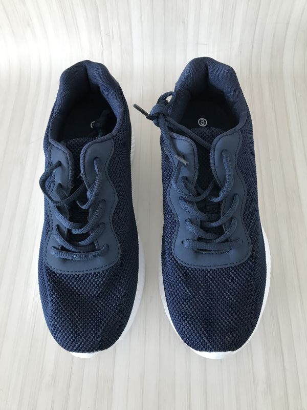 JD Williams Navy Lace Up Trainers Wide E Fit