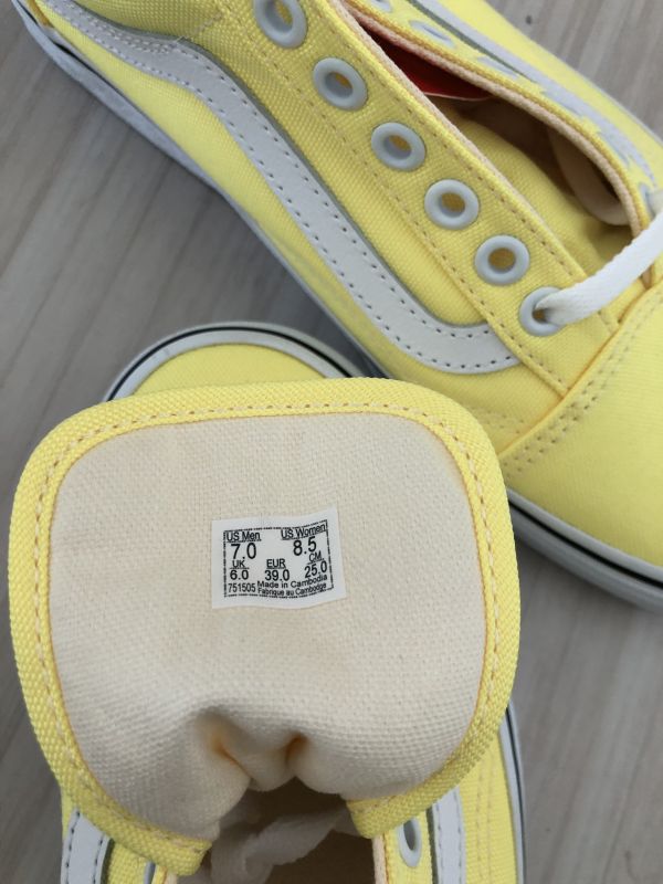 Vans Old Skool Neon Lemon Board Shoe