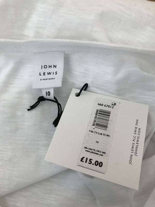 John Lewis White T-shirt