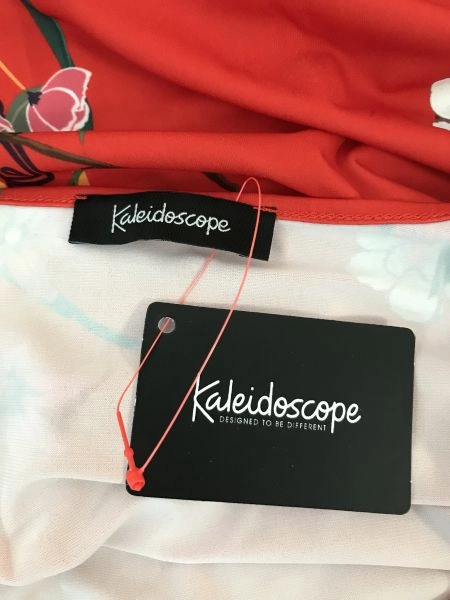 Kaleidoscope Red Paisley Midi Dress