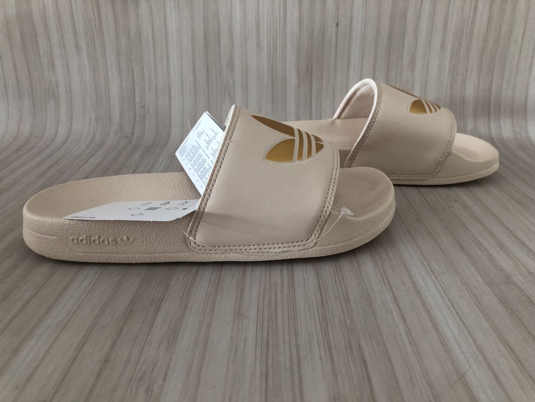 Adidas Sand/Gold Sliders