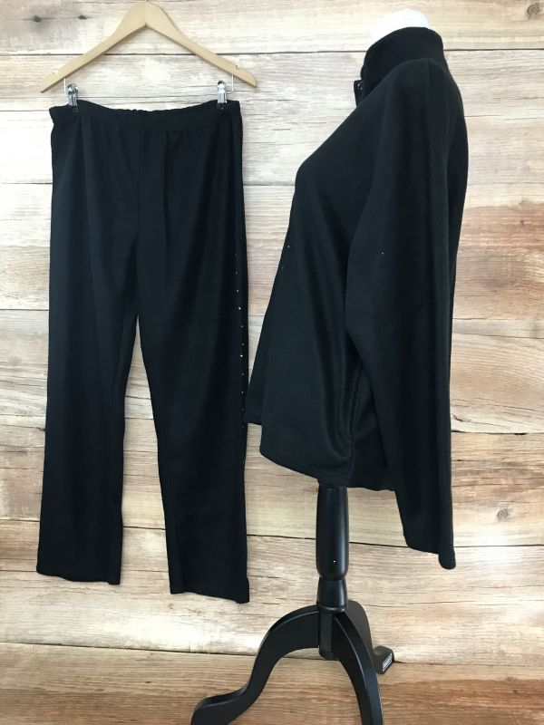 Black Trousers and Jumper 2 Piece