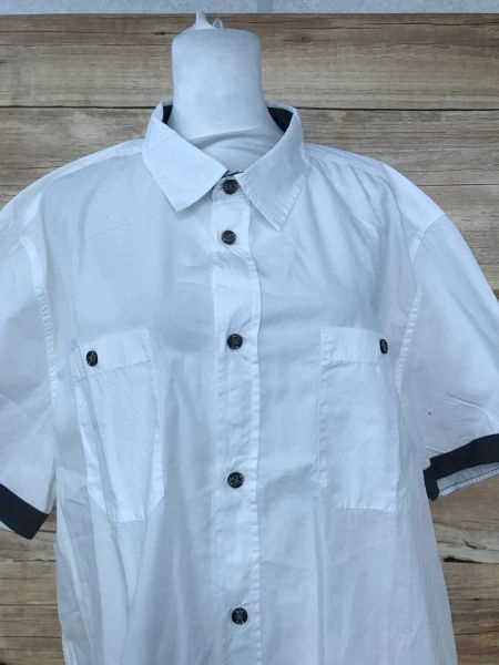 BonPrix Collection White Short Sleeve Shirt