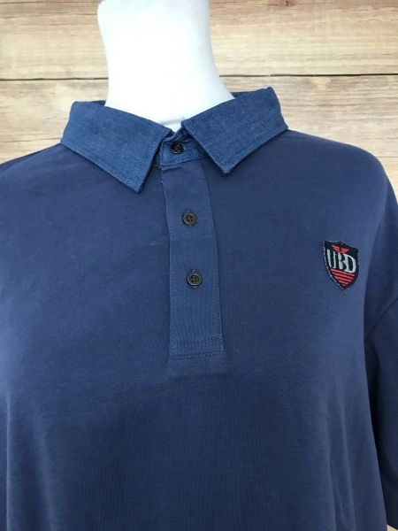 John Baner Blue Short Sleeve Polo Shirt