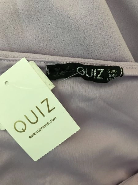 Quiz Purple Halter Neck Midi Dress