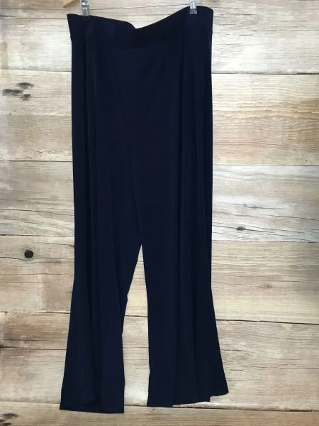 Together 3 Piece Navy Top Trouser and Over top Set