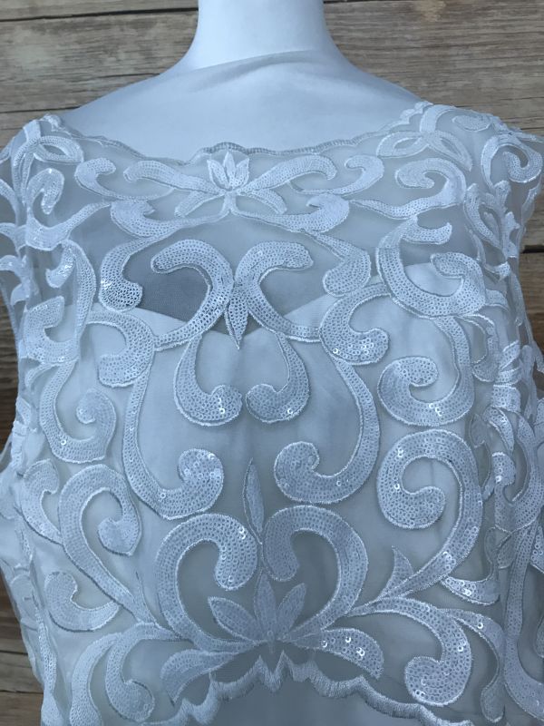 Joanna Hope Ivory Bridal Dress with Lace Bodice