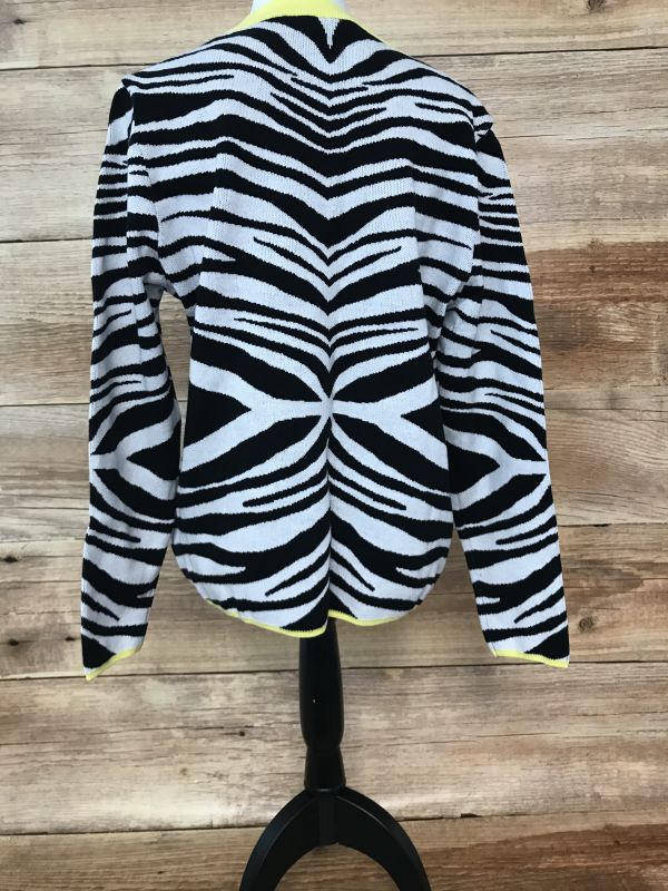 Body Flirt Zebra Print Jumper with Yellow Trim