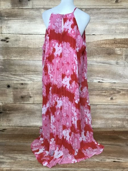Kaleidoscope Pink Floral Pleated Dress