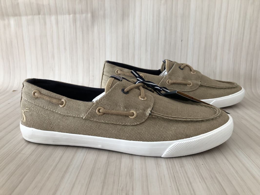 Joules Beige Falmouth Cornwall Canvas Shoes