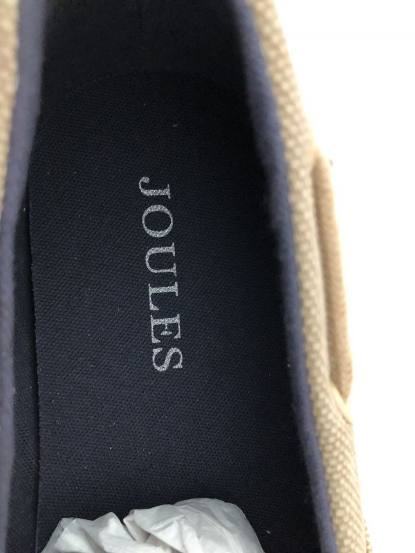 Joules Beige Falmouth Cornwall Canvas Shoes