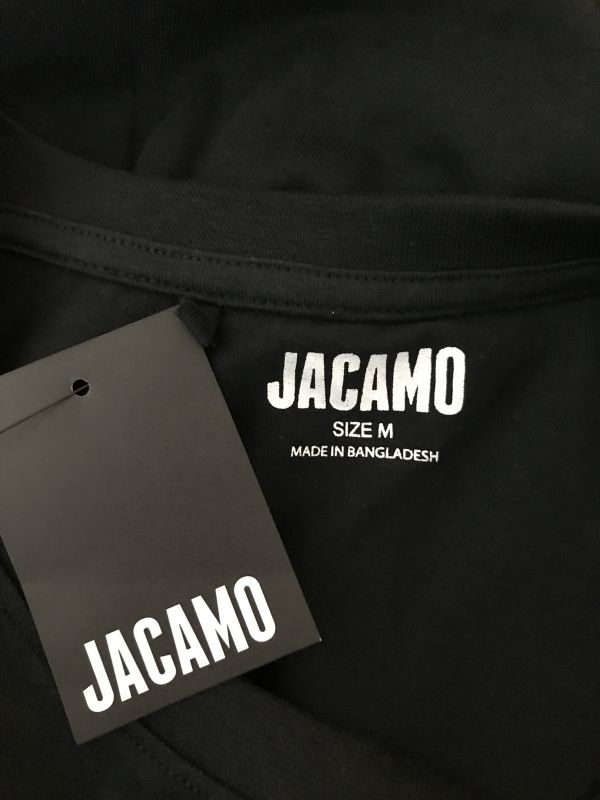 Jacamo Black Round Neck T-Shirt