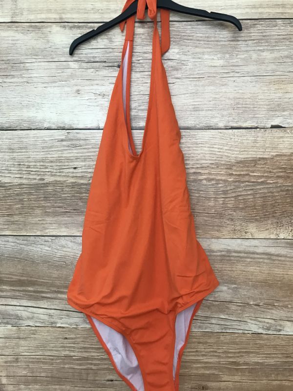 Simply Be Orange One Piece Swimsuit