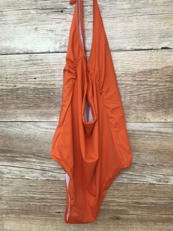 Simply Be Orange One Piece Swimsuit