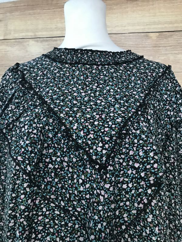 Capsule Blue and Pink Floral Print Blouse