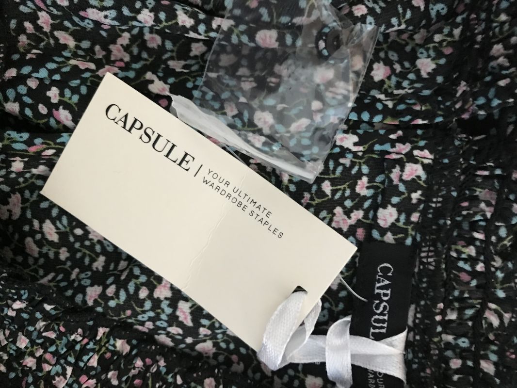 Capsule Blue and Pink Floral Print Blouse
