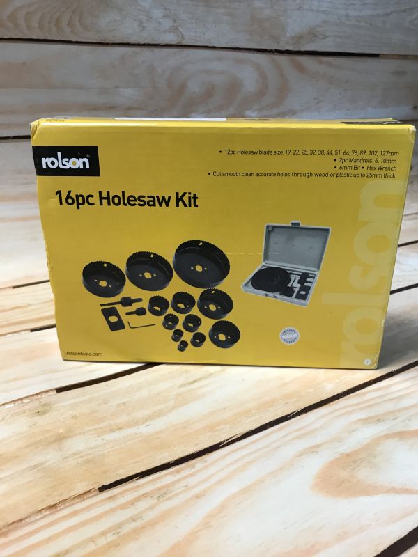 Rolson holesaw kit