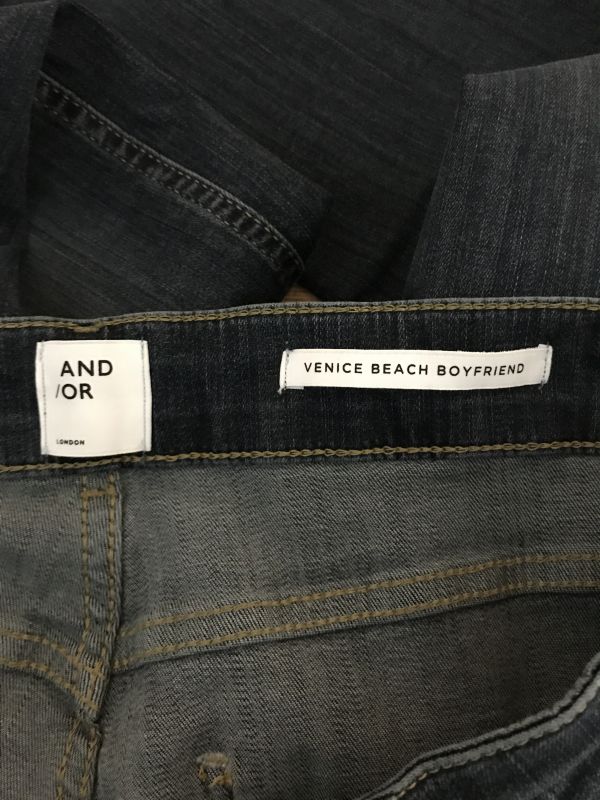 And/Or Blue Venice Beach Boyfriend Jeans