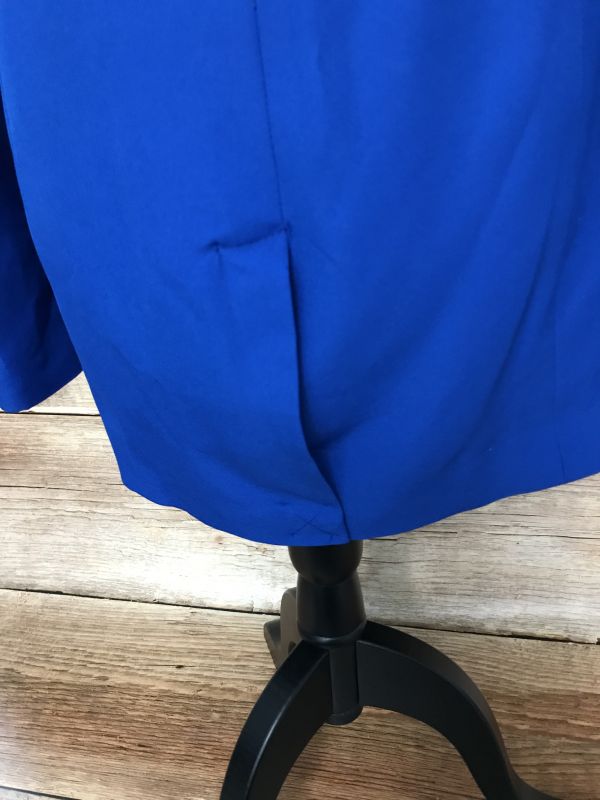 Simply Be Blue Double Breasted Blazer