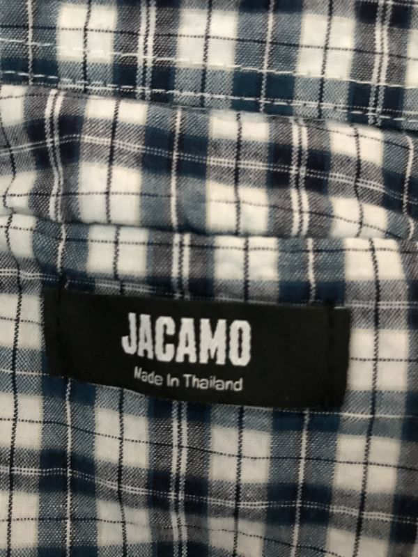 Jacamo Blue Jumper with Shirt Collar Attached