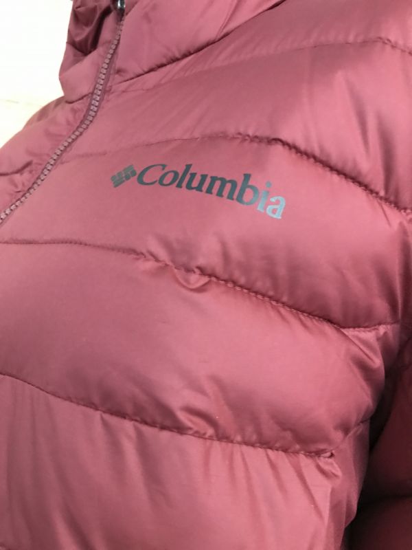 Columbia Red Quilted Puffer Jacket