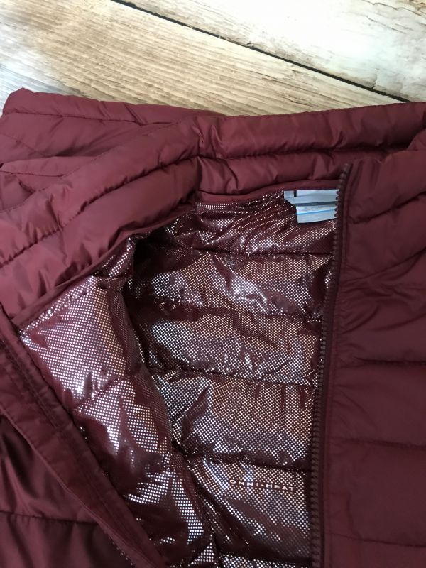 Columbia Red Quilted Puffer Jacket