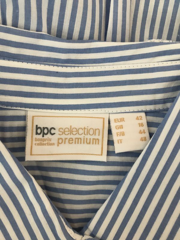 BonPrix Selection Premium Blue and White Shirt Dress