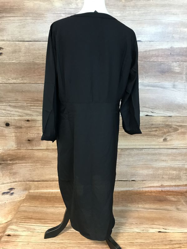 Black blouse dress