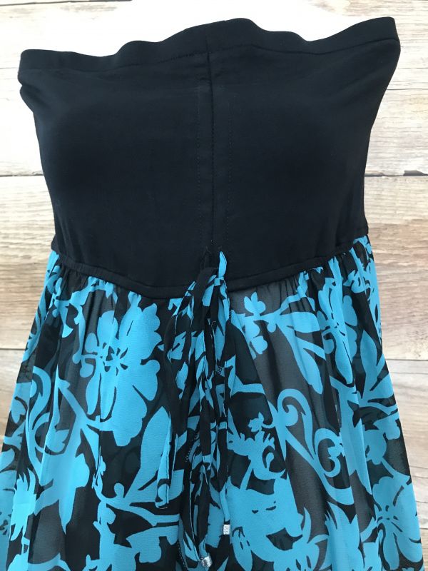 BPC Black and Turquoise Beach Dress