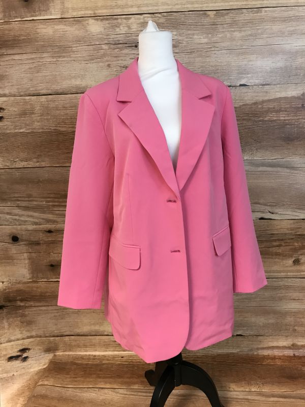 Bright pink blazer