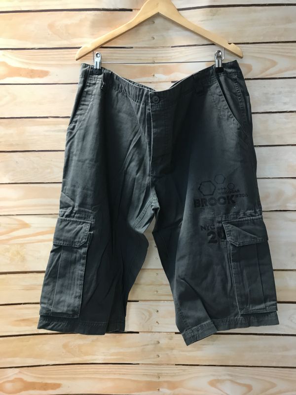 Slate grey cargo shorts