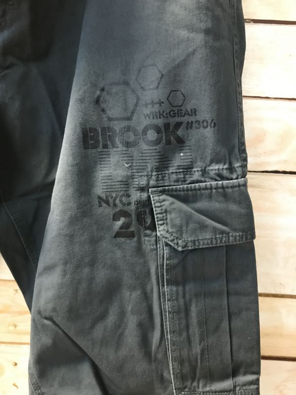 Slate grey cargo shorts