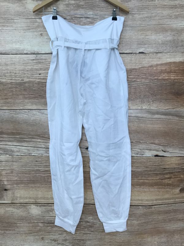 Buffalo White Linen Beach Trousers