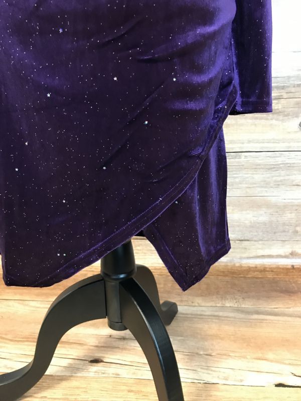 Purple sparkle dress